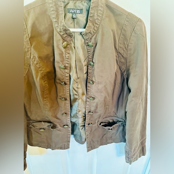 🎉HOST PICK!🎉🧥🤎Apt. 9 Brown Spring/Fall Jacket🤎🧥 - Picture 4 of 11